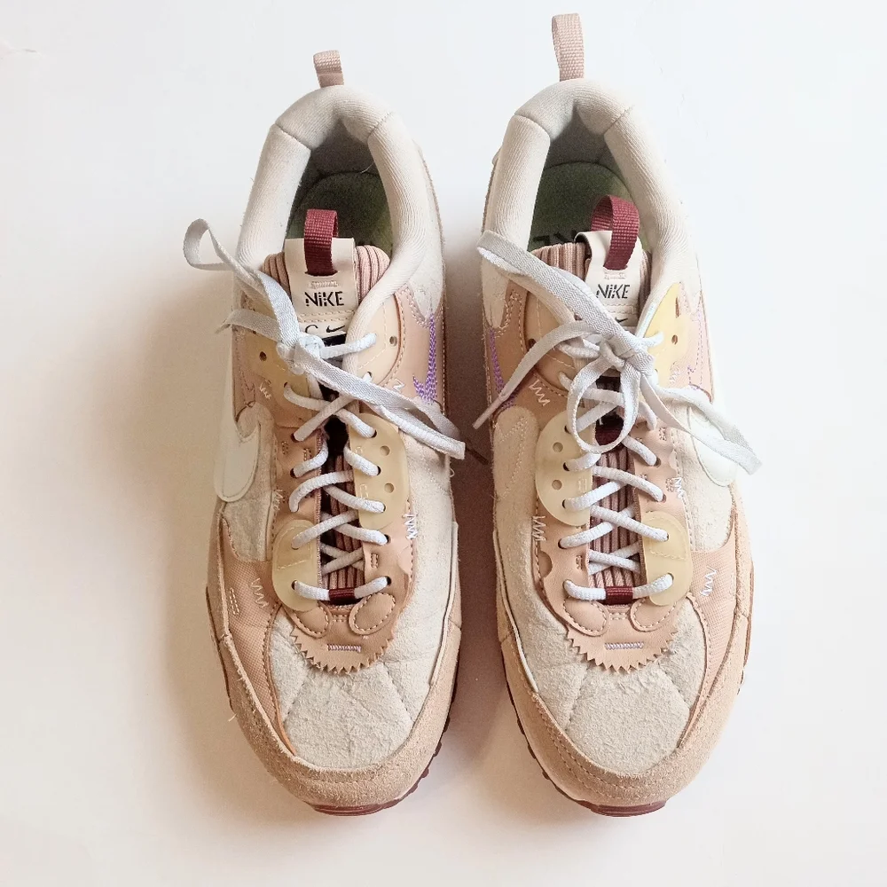 SOLDNike Air Max 90 Futura Serena Williams Sanddrift White Hemp Sneakers - Picture 11 of 11
